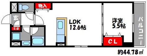 アークコートの間取り画像