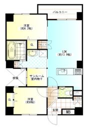 アンバル大濠の間取り画像