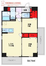 La vie Belleの間取り画像