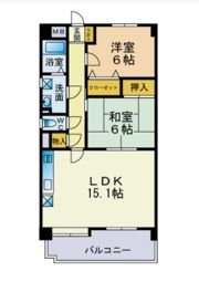 グランデ姪の浜の間取り画像