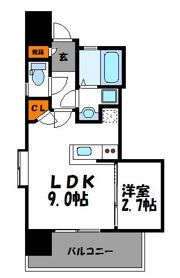 アクタス浄水通りの間取り画像