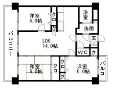 レキシントンスクエア小笹の間取り画像