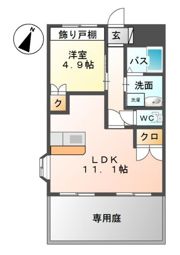 クレストール絆の間取り画像