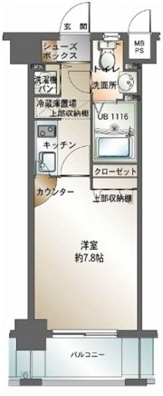 エンクレスト天神IIIの間取り画像