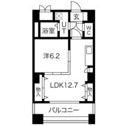 レジデンスカープ博多の間取り画像