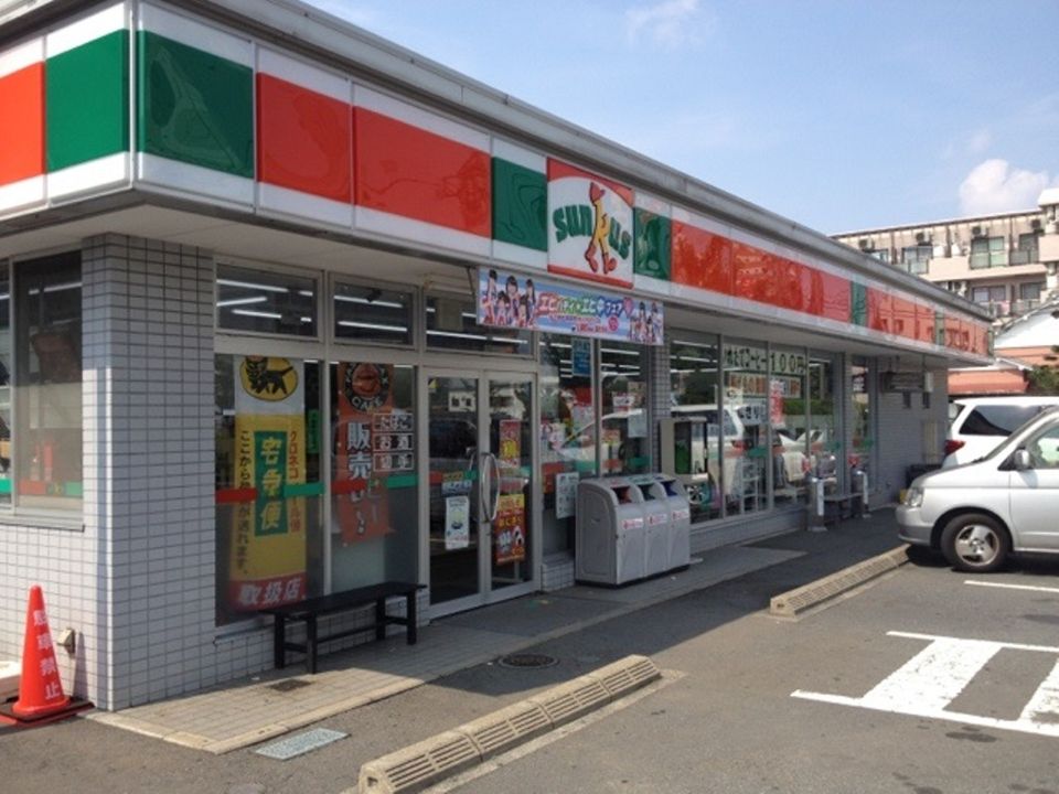 近くのサンクス 福岡多の津五丁目店まで485m(徒歩7分)