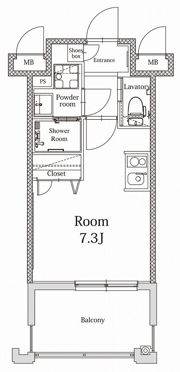 エンクレストALIVE白金の間取り画像