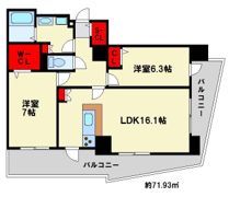 アムシュトラーセの間取り画像
