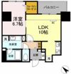 ウィスタリアレジデンス博多の間取り画像