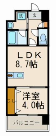 オーキッドレジデンス上呉服の間取り画像