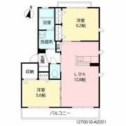 アンリシールMIYAKATSUの間取り画像