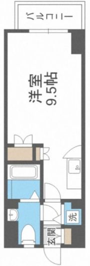 マーレタワー天神の間取り画像