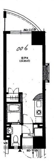 マーレタワー天神の間取り画像
