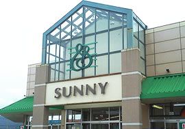 近くのサニーまで700m(徒歩9分)