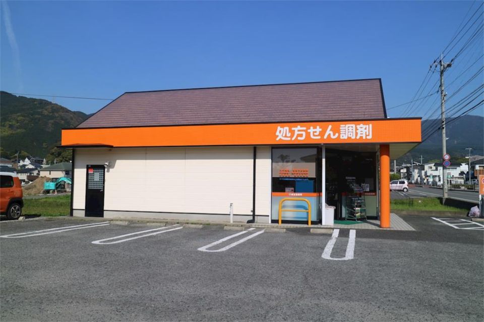 近くの新生堂薬局須恵店まで405m（徒歩6分）