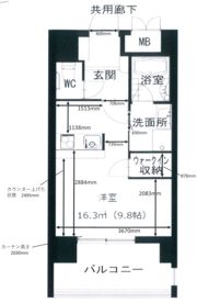 iN SHAPE 港の間取り画像