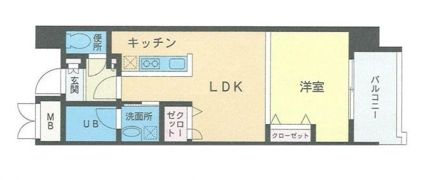 Duo県庁前の間取り画像