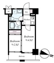 ルネッサンス21薬院サウスの間取り画像