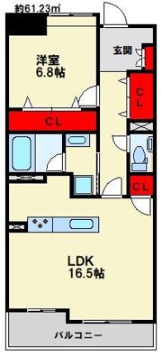 グランデ東雲の間取り画像