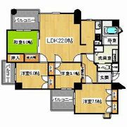 ベルメゾン昭代の間取り画像