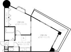 ドリーム六本松の間取り画像