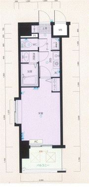 ピュアドームサウスイースト天神の間取り画像