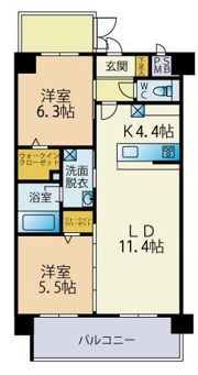 ブレス駅南IIの間取り画像