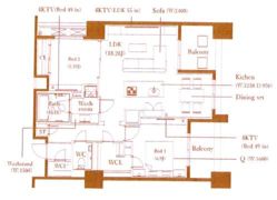 THE PALACE JOSUI（ザ・パレス浄水）の間取り画像