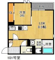 Grandtic Giglio博多の間取り画像