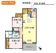 ラコルト板付の間取り画像