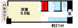 ライオンズコート21の間取り画像