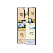 Le parterre 城南（ル パルテール城南）の間取り画像