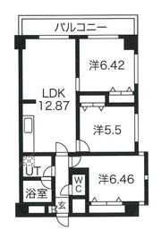ライオンズマンション高砂第2の間取り画像