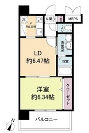 レジディア天神の間取り画像