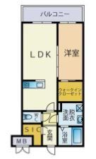 コンフォートフサの間取り画像