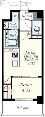 レジデンス23の間取り画像