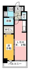 モダンパラッツォ博多surの間取り画像