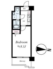 エンクレスト警固の間取り画像