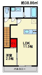 Prevoyance桜並木駅東の間取り画像