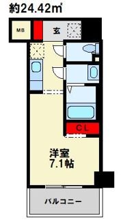 ブルージュ春日野の間取り画像