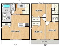 プレステージ和白VI C棟の間取り画像
