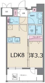 イクシオン博多の間取り画像
