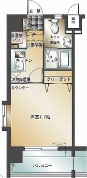 エンクレスト博多IIの間取り画像