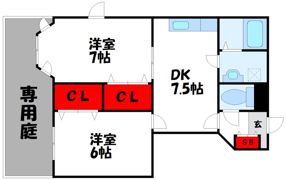 ジュネスグランツAの間取り画像