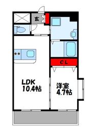 ニューガイア博多東の間取り画像
