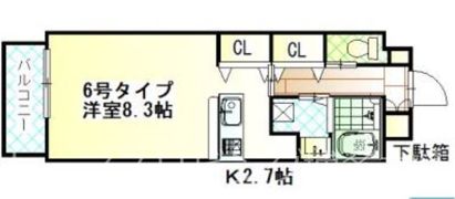 ギャラン御供所町の間取り画像