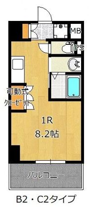 レジデンシャルジェム七隈福大通りの間取り画像
