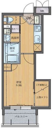 アクタス天神パークシティの間取り画像