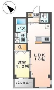 サンライズ小田部の間取り画像