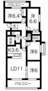 アクレール小笹南坂の間取り画像